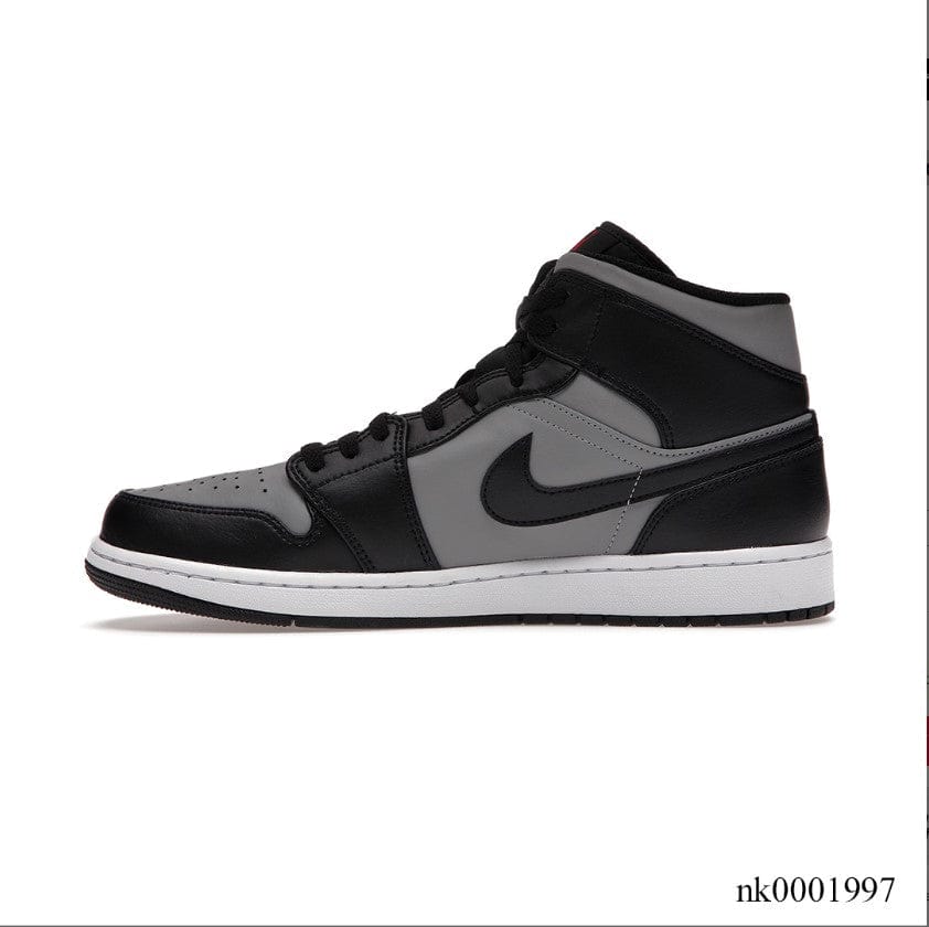 Alternative view of Air Jordan 1 Mid Shadow Red Shoes Sneakers