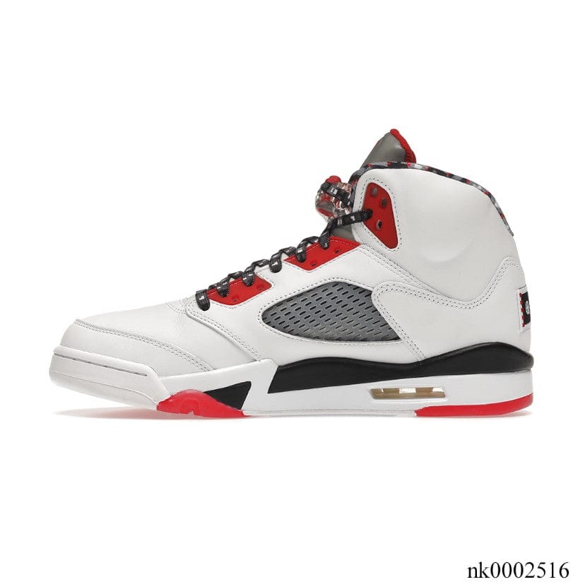 Alternative view of Air Jordan 5 Retro Quai 54 (2021) Shoes Sneakers