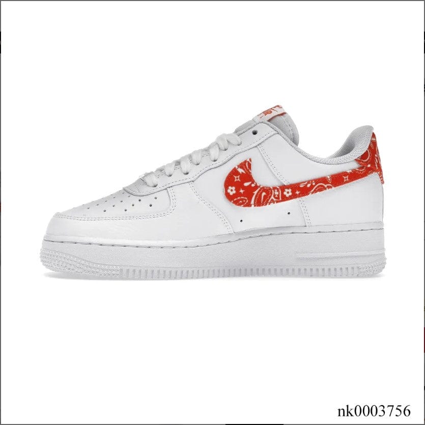 Air Force 1 Low Orange Paisley Shoes Sneakers