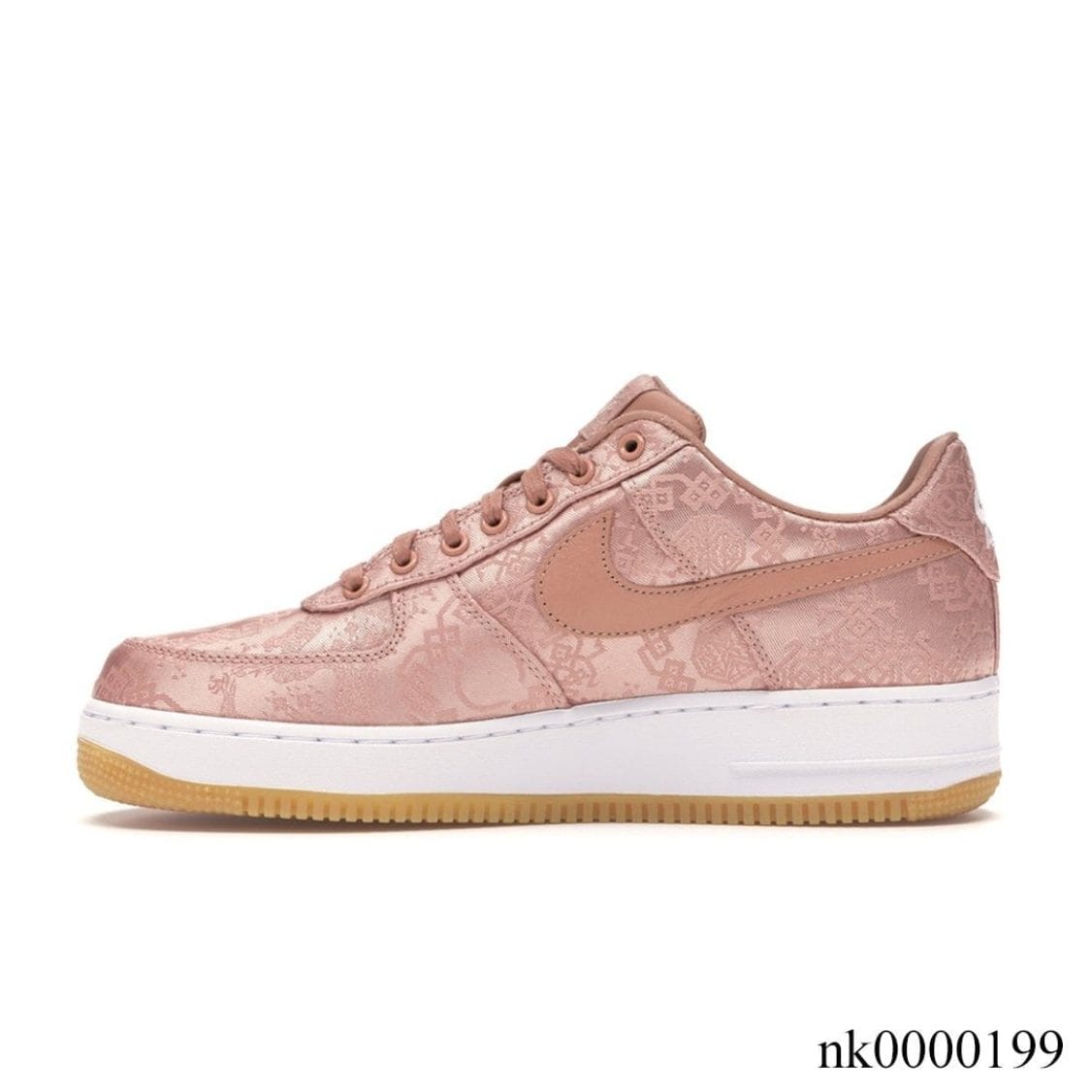 Alternative view of Air Jordan 1 Low Clot Rose Gold Silk Shoes Sneakers