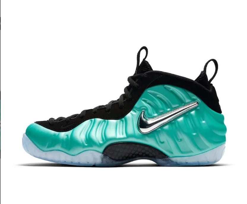 Air Foamposite Pro Island Green Shoes Sneakers - Image 4