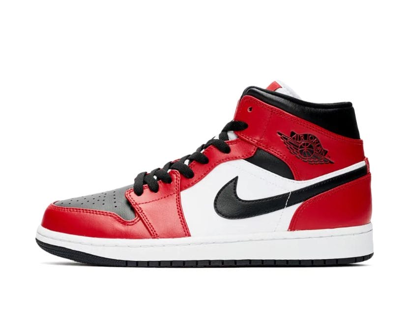 Air Jordan 1 Mid Chicago Toe Shoes Sneakers - Image 7