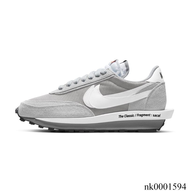Fragment x Sacai x LDWaffle Light Smoke Grey Shoes Sneakers - Image 5