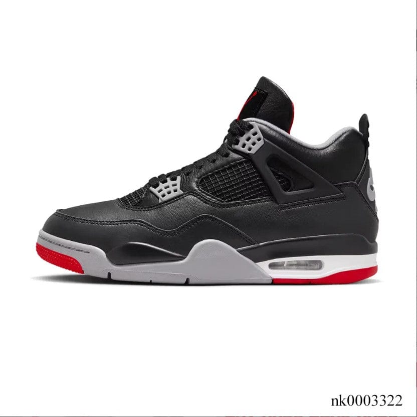 Alternative view of Air Jordan 4 Bred Reimagined Shoes Sneakers