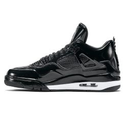 Air Jordan 4 Retro 11Lab4 Black Patent Leather Shoes Sneakers