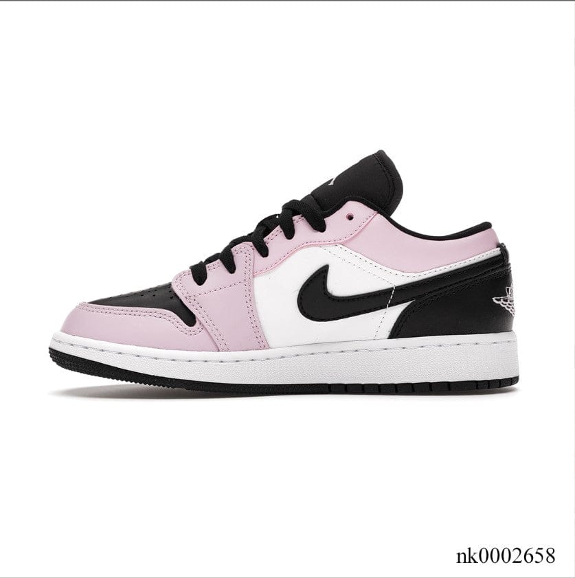 Alternative view of Air Jordan 1 Low Light Arctic Pink Shoes Sneakers