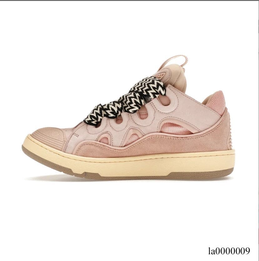 Alternative view of Lanvin Leather Curb Pink Gum Shoes Sneakers – la0000009