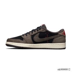 Alternative view of Travis Scott x Air Jordan 1 Low OG Dark Mocha Shoes Sneakers