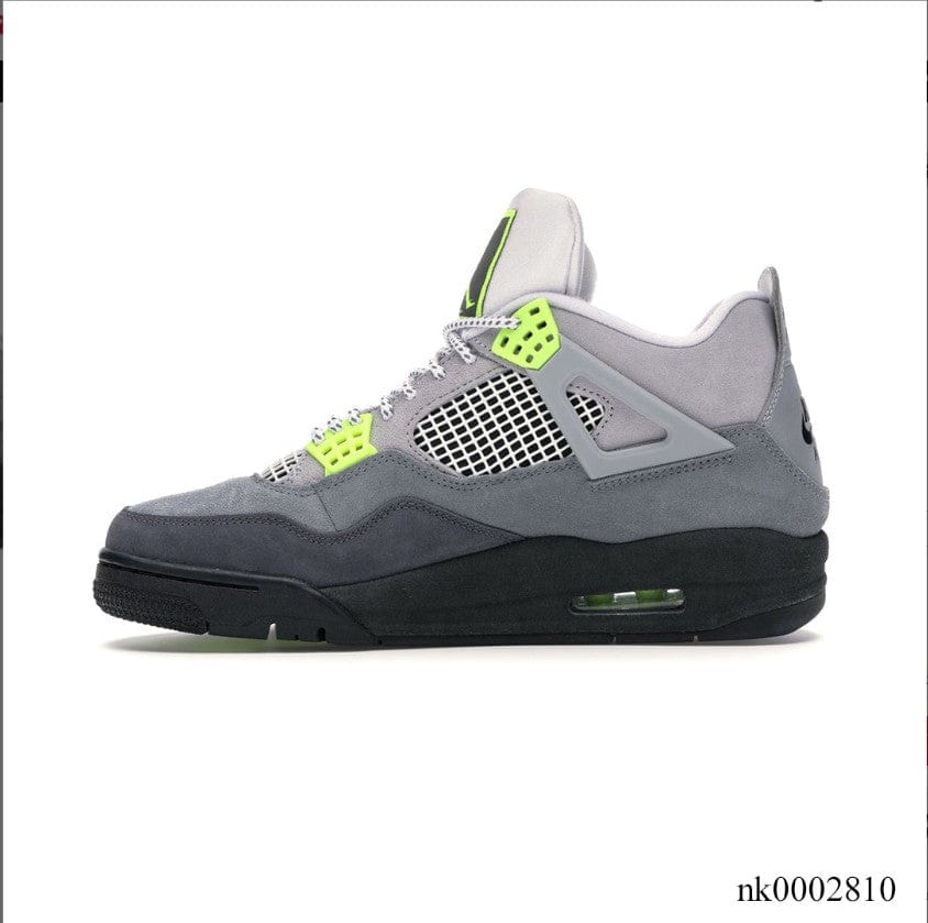 Alternative view of Air Jordan 4 Retro SE 95 Neon Shoes Sneakers