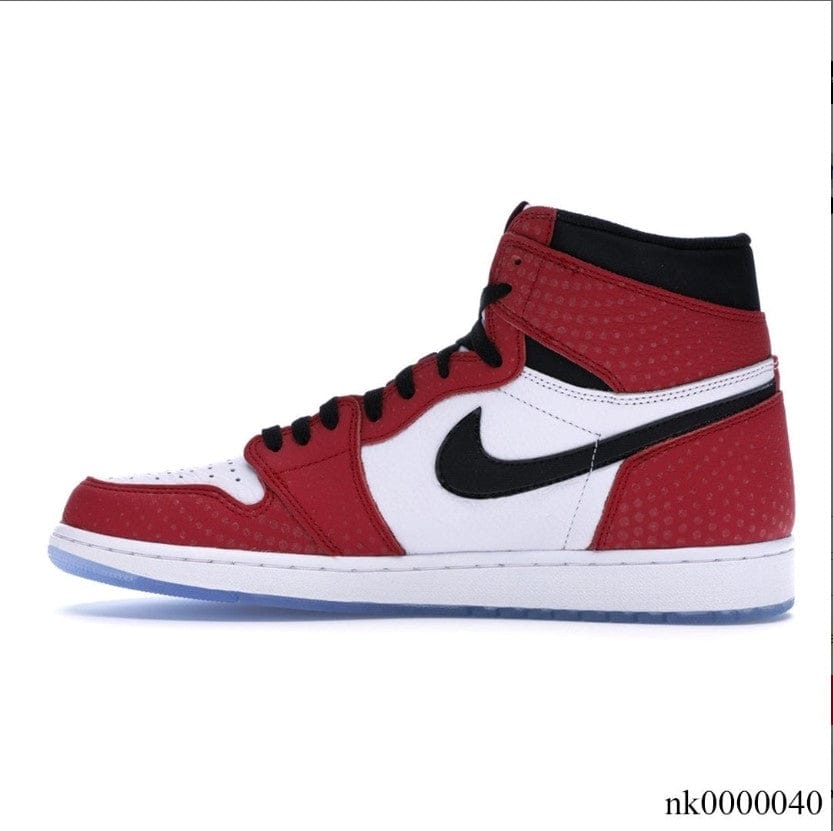 Alternative view of Air Jordan 1 Retro High Spider-Man Origin Story Shoes Sneakers