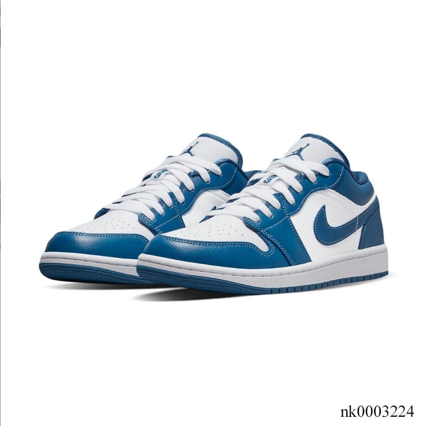 Alternative view of Air Jordan 1 Low Marina Blue Shoes Sneakers