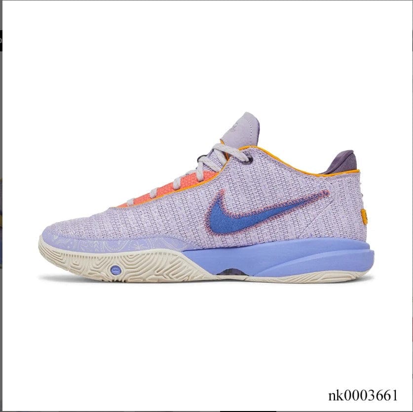 Alternative view of LeBron 20 EP Purple And Gold Shoes Sneakers