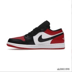 Alternative view of Air Jordan 1 Low Bred Toe Shoes Sneakers