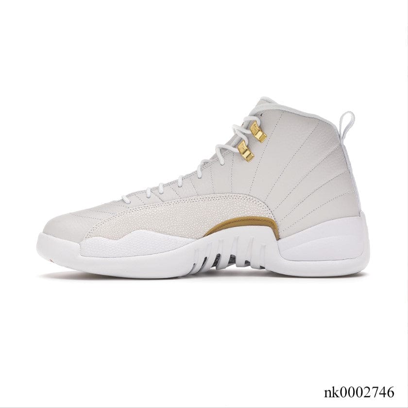 Alternative view of Air Jordan 12 Retro OVO White Shoes Sneakers