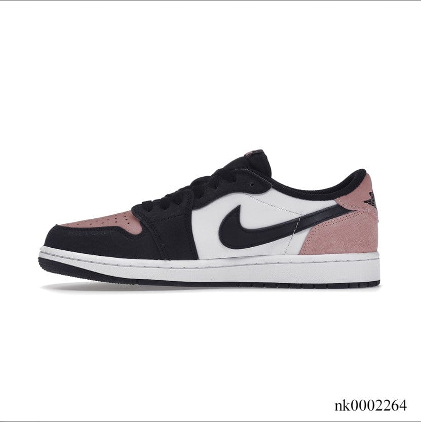 Alternative view of Air Jordan 1 Low OG Bleached Coral Shoes Sneakers