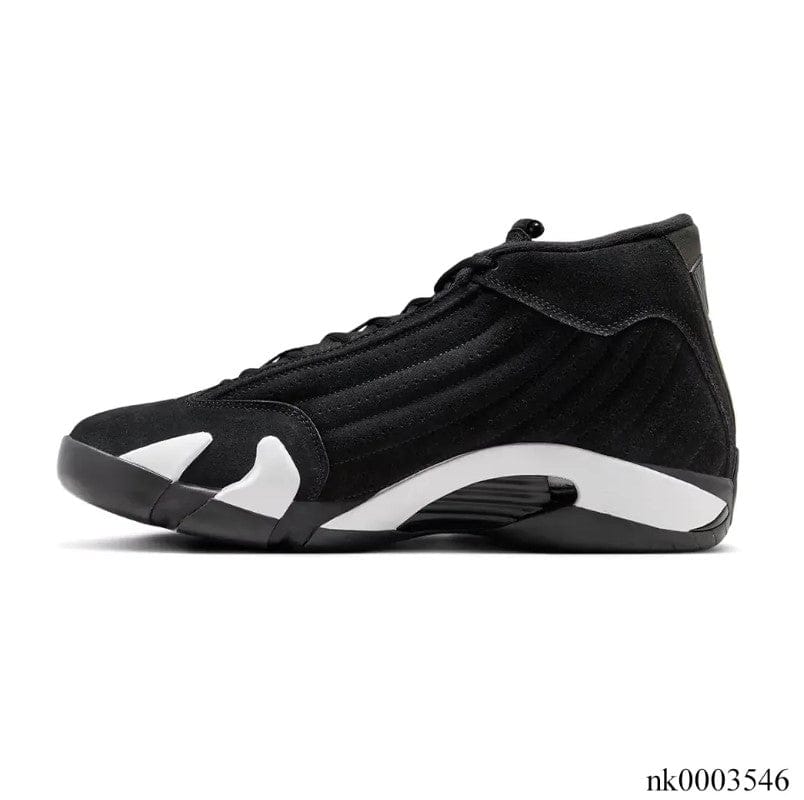 Alternative view of Air Jordan 14 Black White Shoes Sneakers – nk0003546
