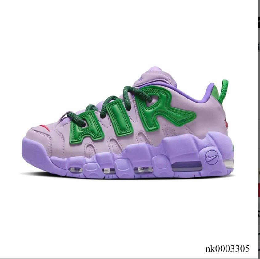 Alternative view of Air More Uptempo Low AMBUSH Lilac Shoes Sneakers