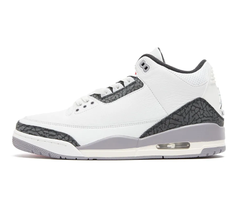 Air Jordan 3 Cement Grey Shoes Sneakers - Image 4