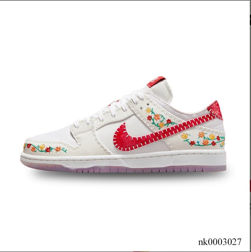 Alternative view of Nike SB Dunk Low Decon N7 Opti Yellow University Red Shoes Sneakers