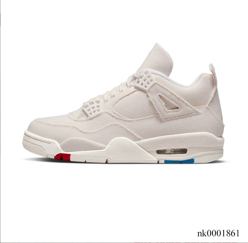 Air Jordan 4 Retro Blank Canvas Shoes Sneakers - Image 4