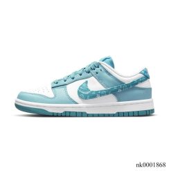 Nike Dunk Low Essential Blue Paisley Shoes Sneakers
