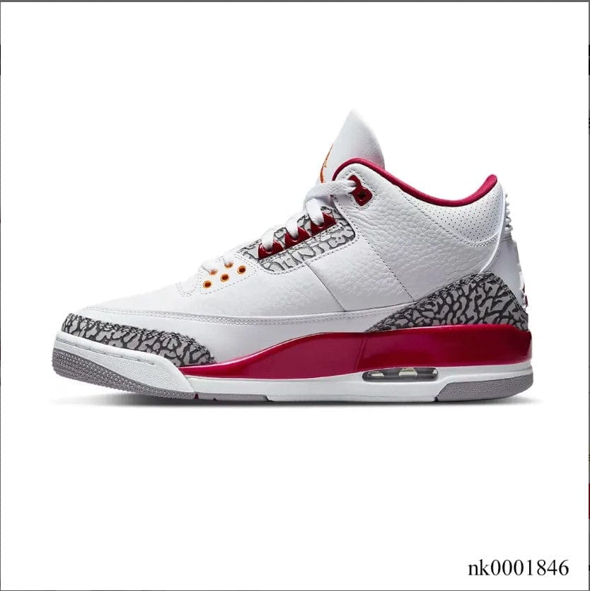 Air Jordan 3 Retro Cardinal Red Shoes Sneakers - Image 4
