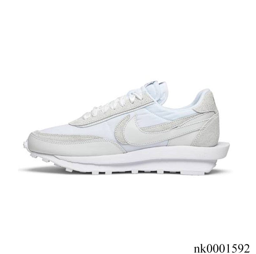 Sacai x LDWaffle White Nylon Shoes Sneakers - Image 6