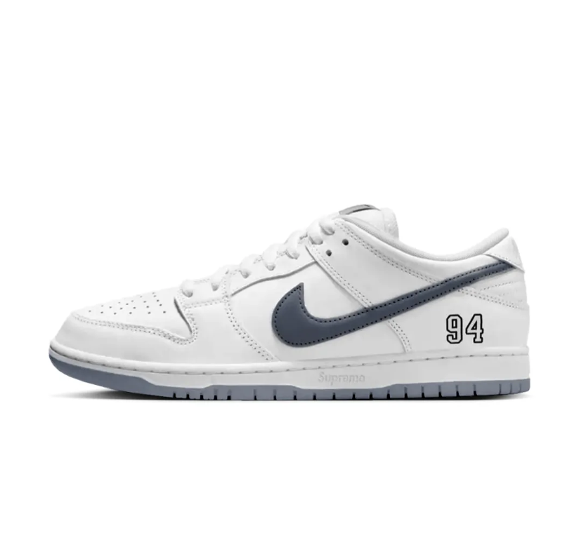 SUP x Dunk Low SB White Shoes Sneakers - Image 6