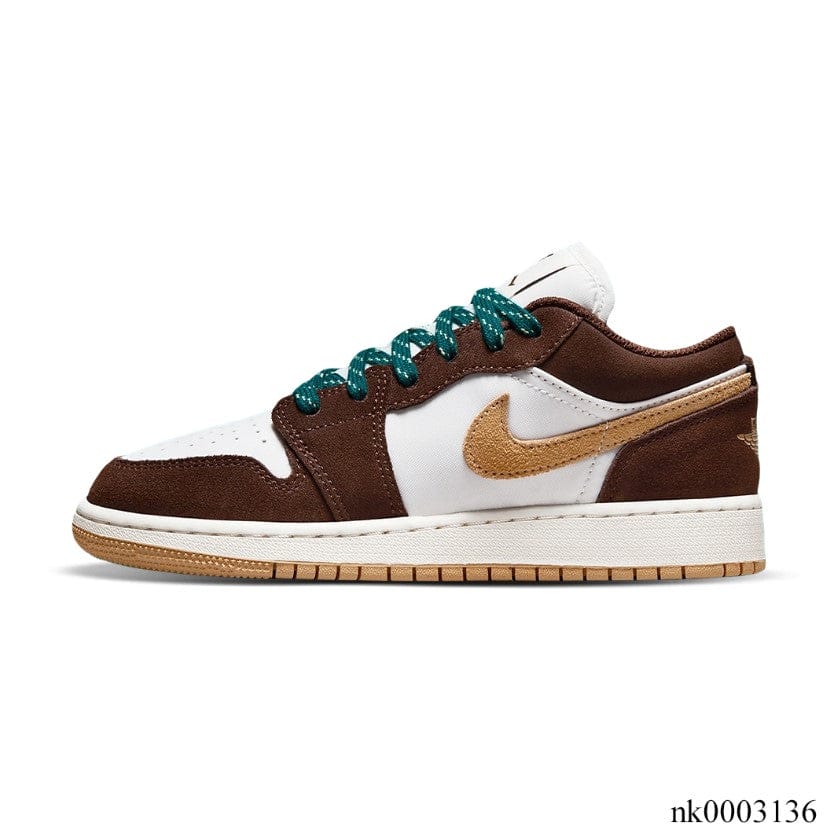 Alternative view of Air Jordan 1 Low Cacao Wow Shoes Sneakers