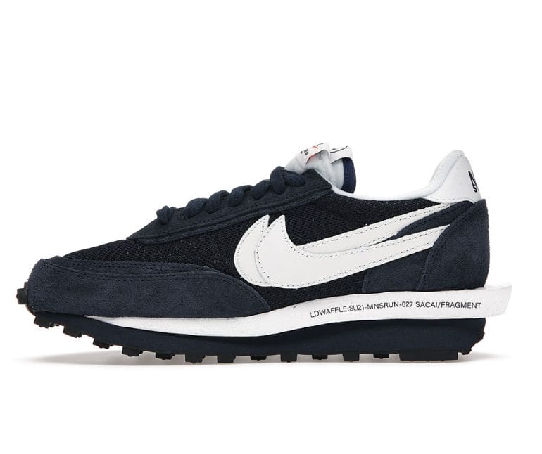 LD Waffle SF sacai Fragment Blue Void Shoes Sneakers - Image 2