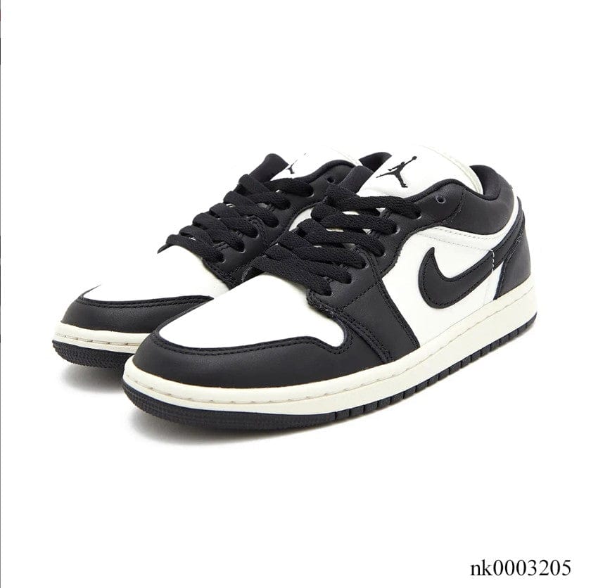 Alternative view of Air Jordan 1 Low Vintage Panda Shoes Sneakers