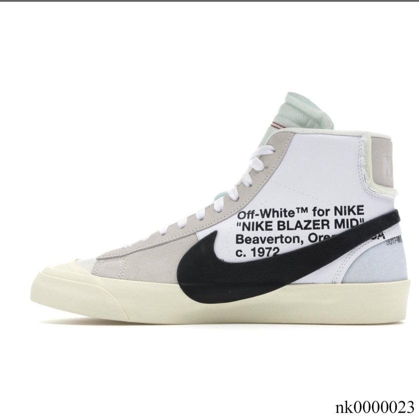 Alternative view of Blazer Mid OFF-WHITE Shoes Sneakers