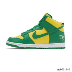 Alternative view of Nike SB Dunk High Supreme By Any Means Brazil Shoes Sneakers