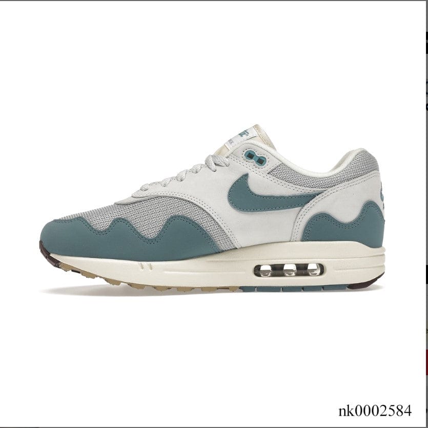 Alternative view of Air Max 1 Patta Waves Noise Aqua (without Bracelet) Shoes Sneakers