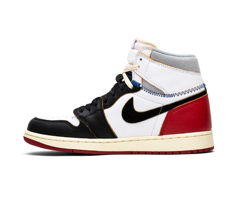 Air Jordan 1 Retro High Union LA Black Toe Shoes Sneakers - Image 4
