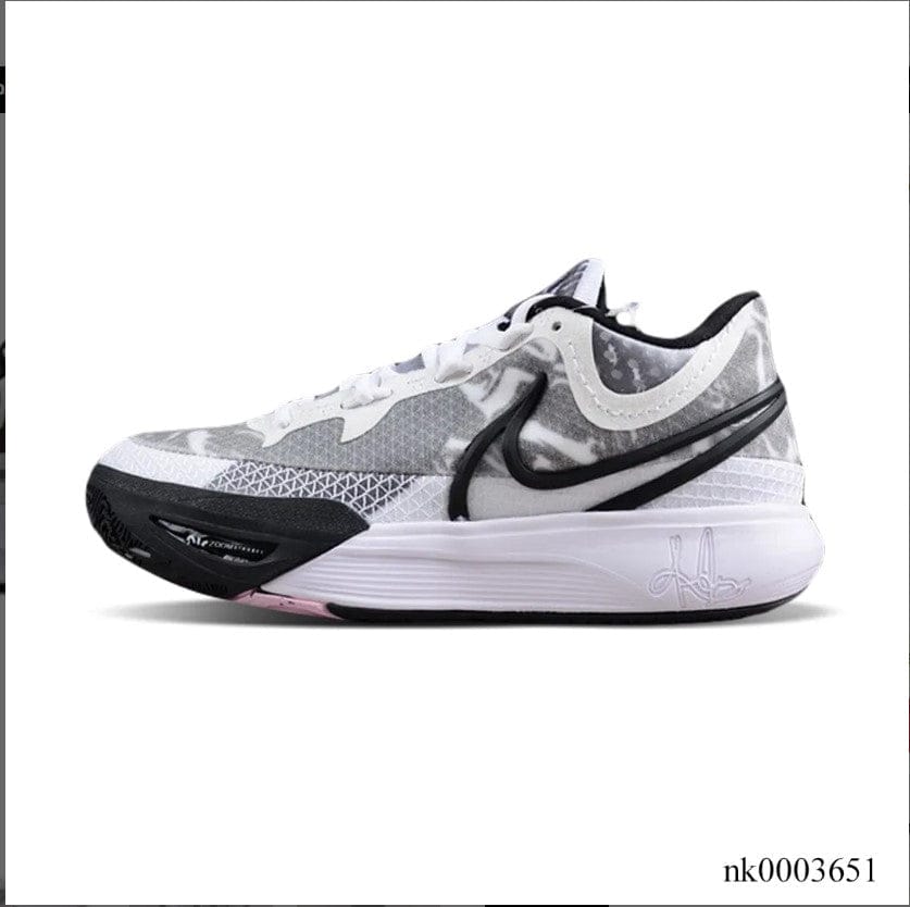 Alternative view of Kyrie 9 White Black Grey Shoes Sneakers