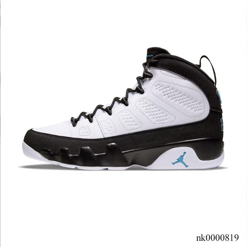 Alternative view of Air Jordan 9 Black University Blue Shoes Sneakers