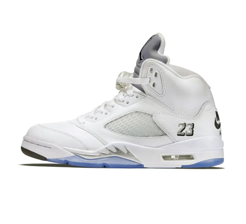 Air Jordan 5 White Metallic (2026) Shoes Sneakers - Image 7