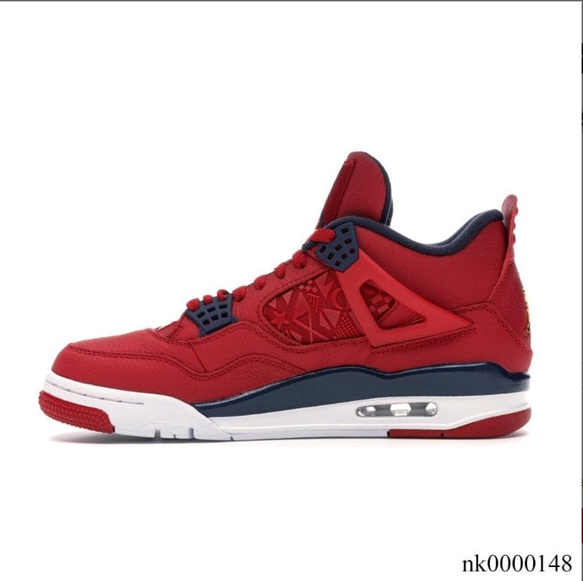Alternative view of Air Jordan 4 Retro Fiba (2019) Shoes Sneakers