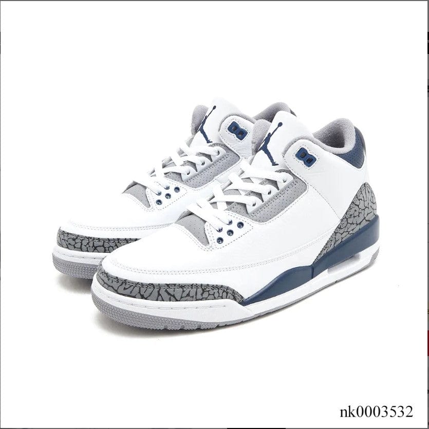 Alternative view of Air Jordan 3 Midnight Navy Shoes Sneakers