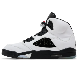 Alternative view of Air Jordan 5 Paris Saint Germain F&F White Shoes Sneakers
