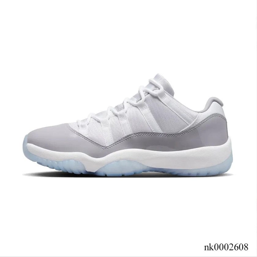 Alternative view of Air Jordan 11 Low Cement Grey Shoes Sneakers