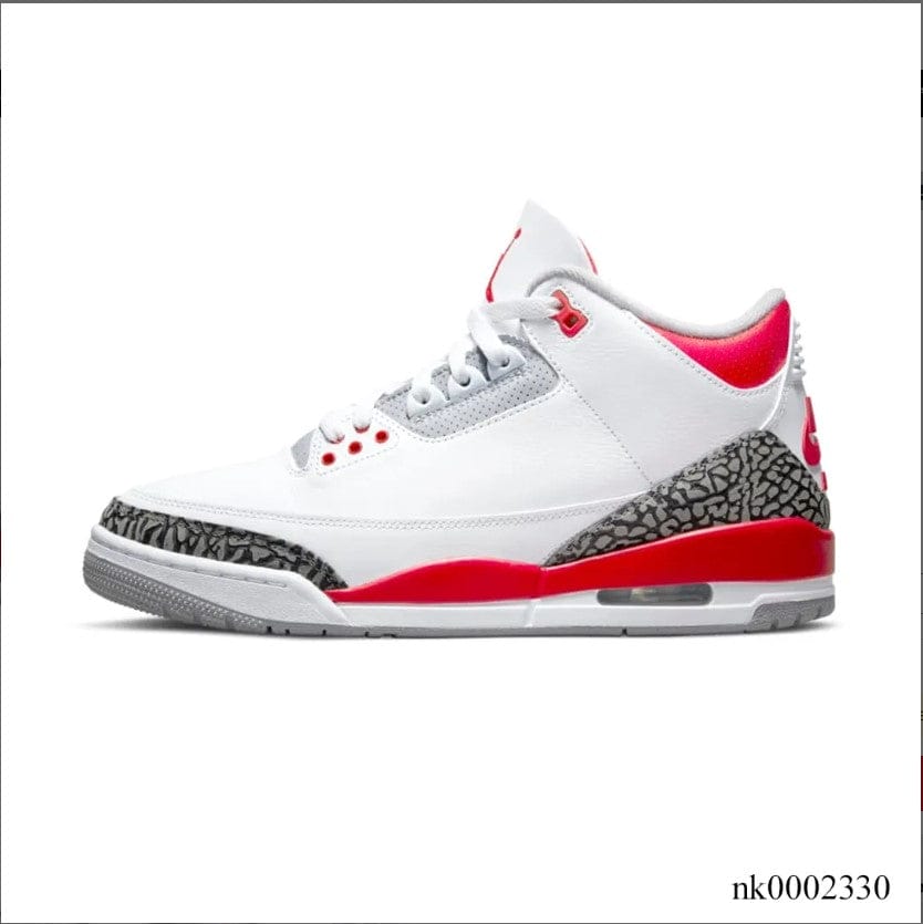Air Jordan 3 Retro Fire Red Shoes Sneakers - Image 5