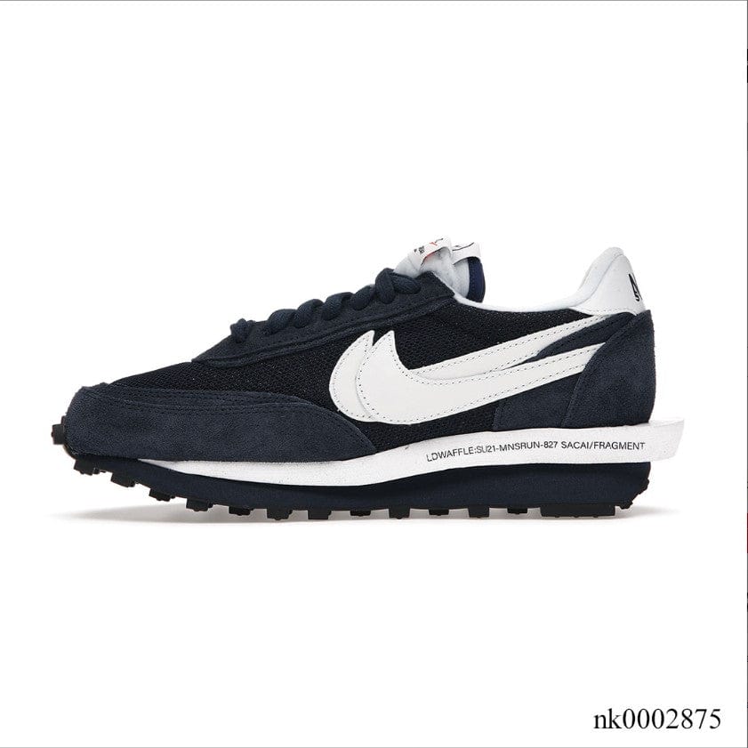 Alternative view of Nike LD Waffle SF sacai Fragment Blue Void Shoes Sneakers