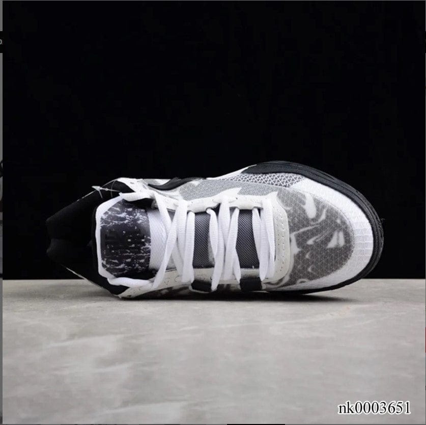 Kyrie 9 White Black Grey Shoes Sneakers - Image 6