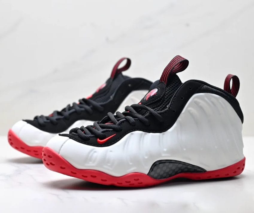 Air Foamposite One Red White Black Shoes Sneakers – nk0004546 - Image 9