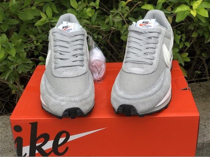 Fragment x Sacai x LDWaffle Light Smoke Grey Shoes Sneakers - Image 6