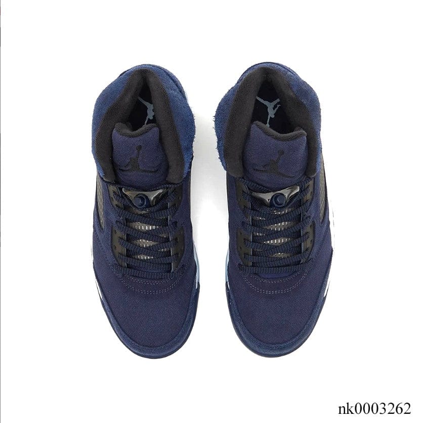 Air Jordan 5 Midnight Navy Shoes Sneakers - Image 3
