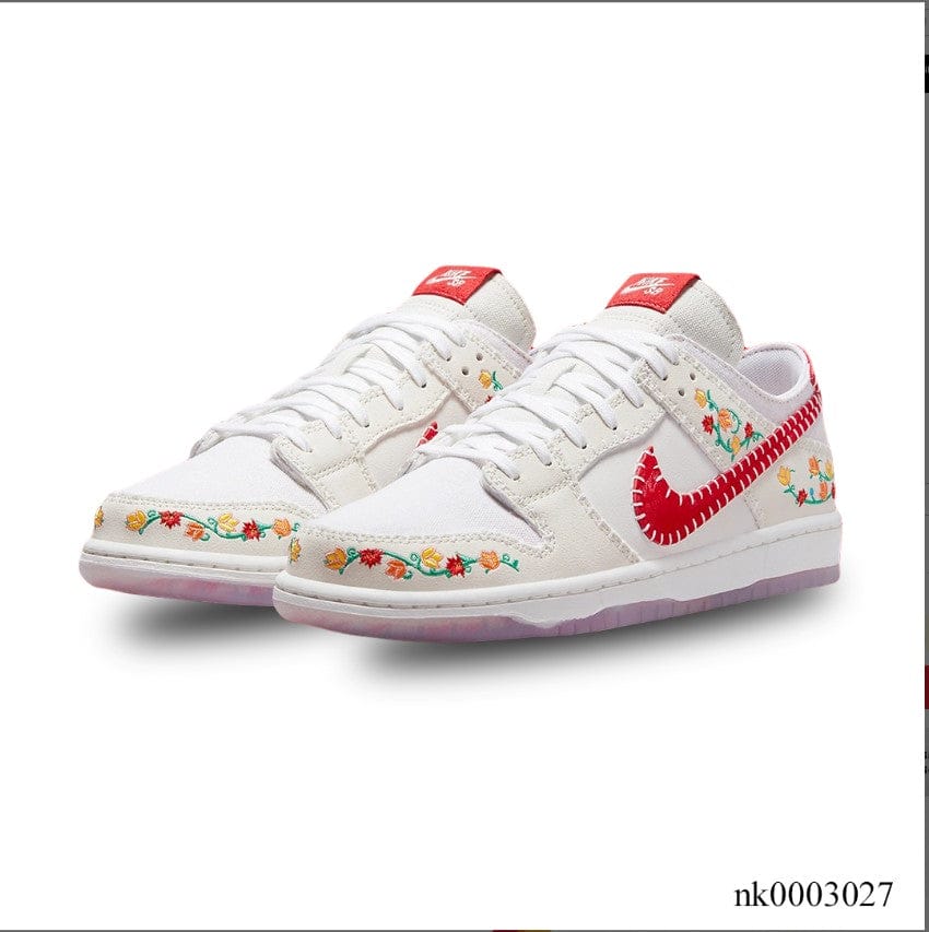Alternative view of Nike SB Dunk Low Decon N7 Opti Yellow University Red Shoes Sneakers
