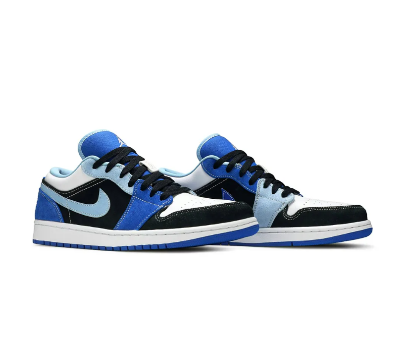 AJ 1 Low Racer Blue White Shoes Sneakers - Image 5